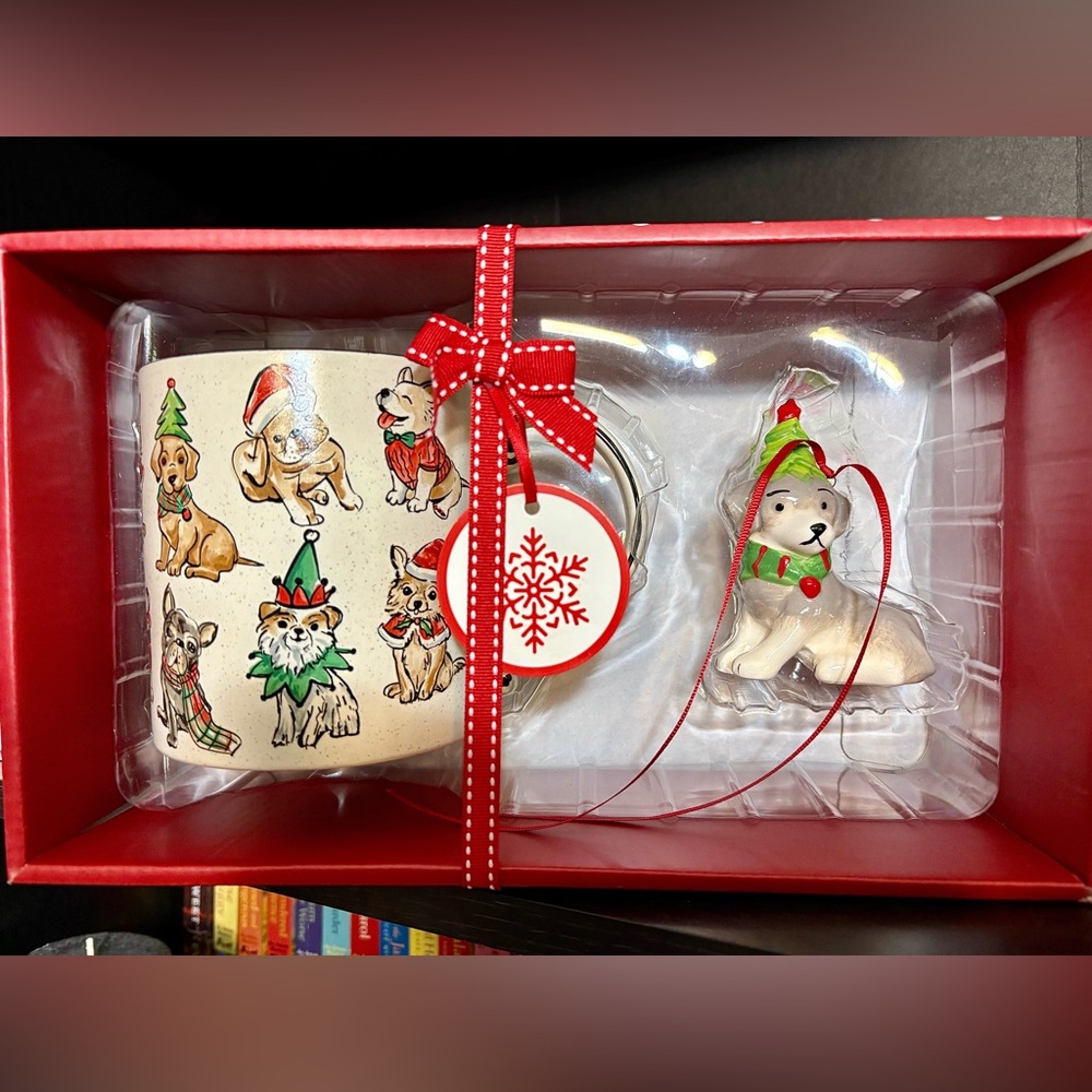 Festive Pet Mug and Ornament Set